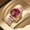 POEDAGAR Luxury Stainless Stain Business Quartz Watches Women's Wristwatch
