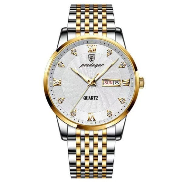POEDAGAR Luxury Waterproof Luminous Men‘s Wristwatch