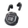 Ultrapods Pro True Wireless Earbuds with Display Transparent Design, Bluetooth 5.3 - Black
