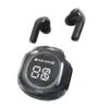 Ultrapods Pro True Wireless Earbuds with Display Transparent Design, Bluetooth 5.3 - Black